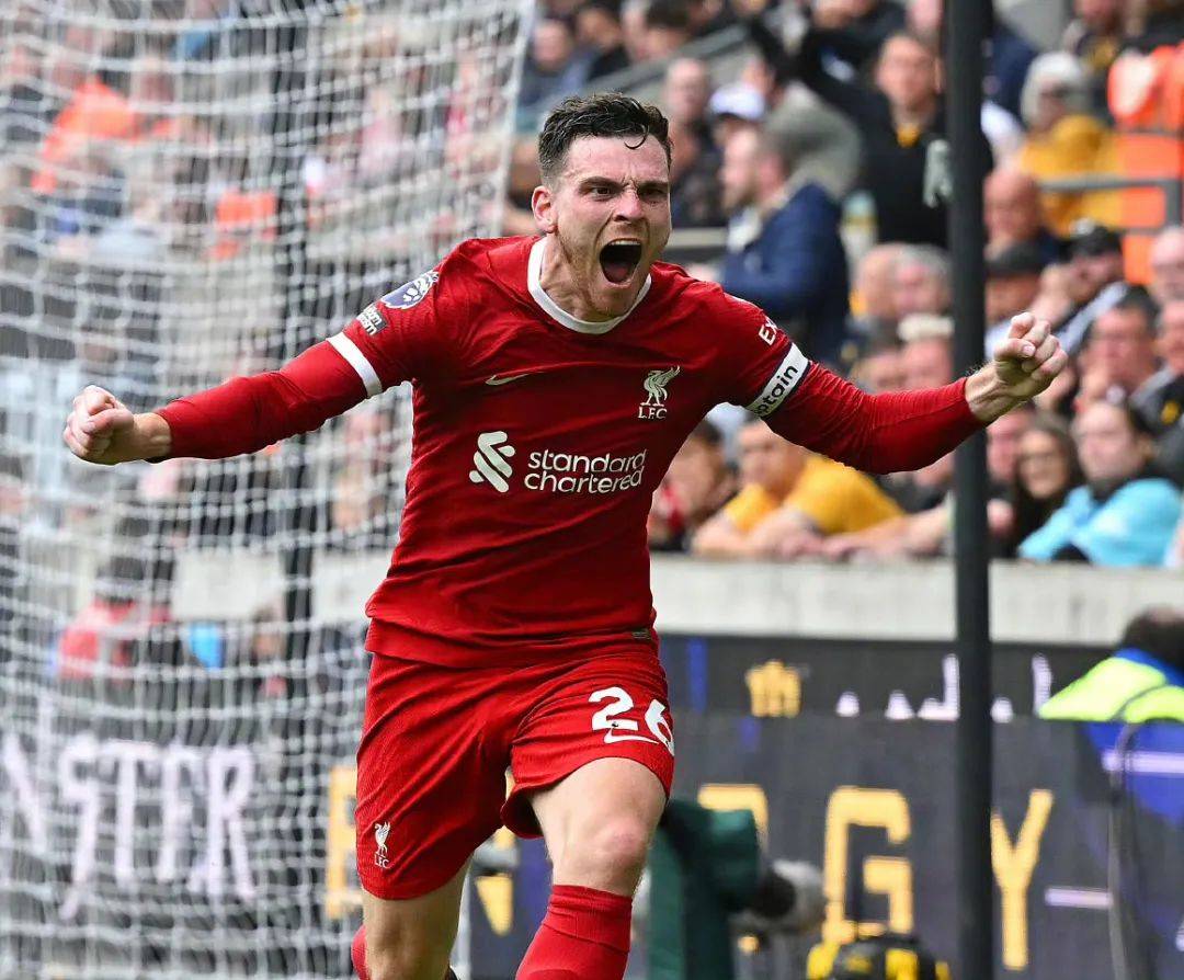 关于罗伯逊传射建功，利物浦再度胜利的信息